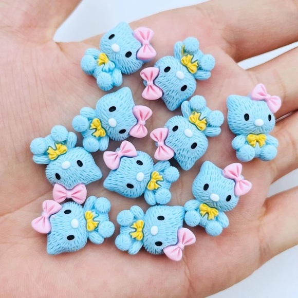 Cotton candy beary kitty 💗💙 - Picture 4 of 6